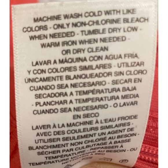 Jessica Simpson Womens Babydoll Red Smocked Puff Sleeve Top M - Picture 5 of 5